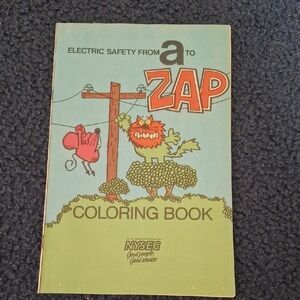 Electric Safety A to Zap Coloring Book